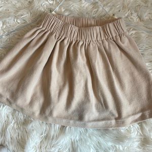Oatmeal color skirt